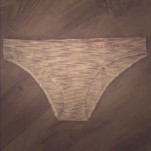 VS Grey-pink Mini stripe cheekini NWOT